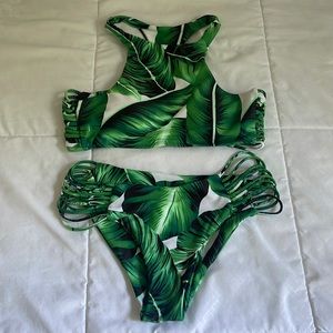 Palm leaf bikini